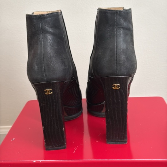 Chanel Platform Booties Size 36 - Picture 7 of 7